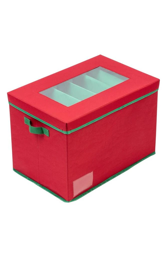 商品Honey Can Do|Holiday Light Storage Box - Red,价格¥206,第1张图片