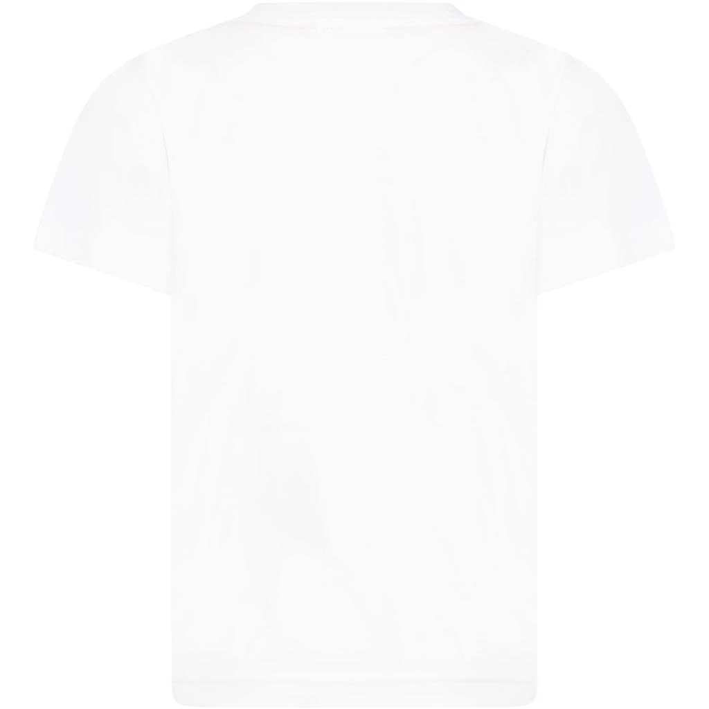 商品Lacoste|Lacoste White T-shirt For Boy With Crocodile,价格¥648,第2张图片详细描述