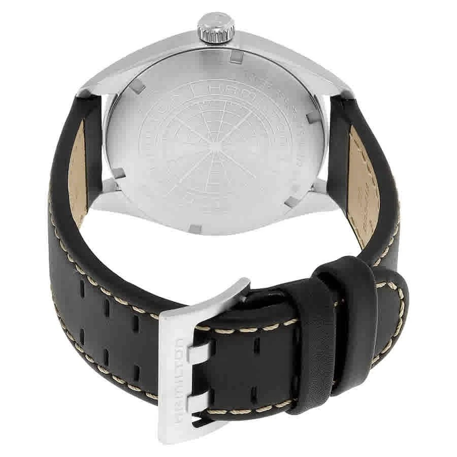 商品Hamilton|Khaki Field Black Dial Black Leather Watch H68551733,价格¥3036,第3张图片详细描述