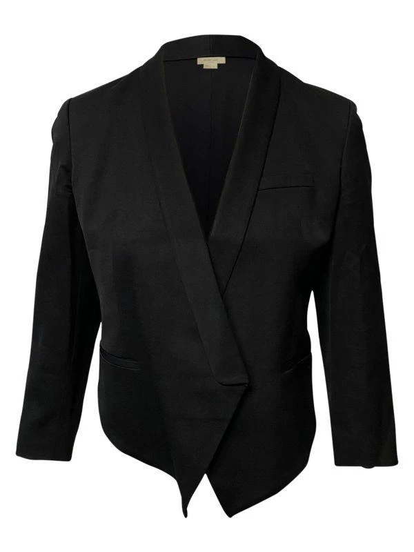 商品[二手商品] Helmut Lang|Helmut Lang Tuxedo Blazer In Black Wool,价格¥3198,第1张图片