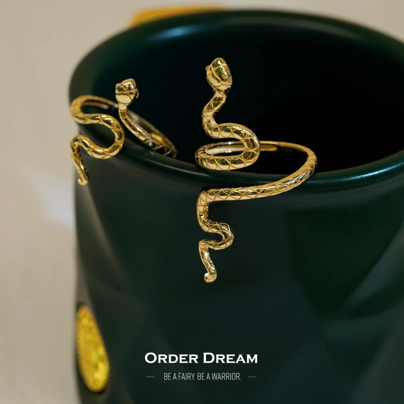 商品[国内直发] Order Dream|18K金蛇戒,价格¥2248,第1张图片