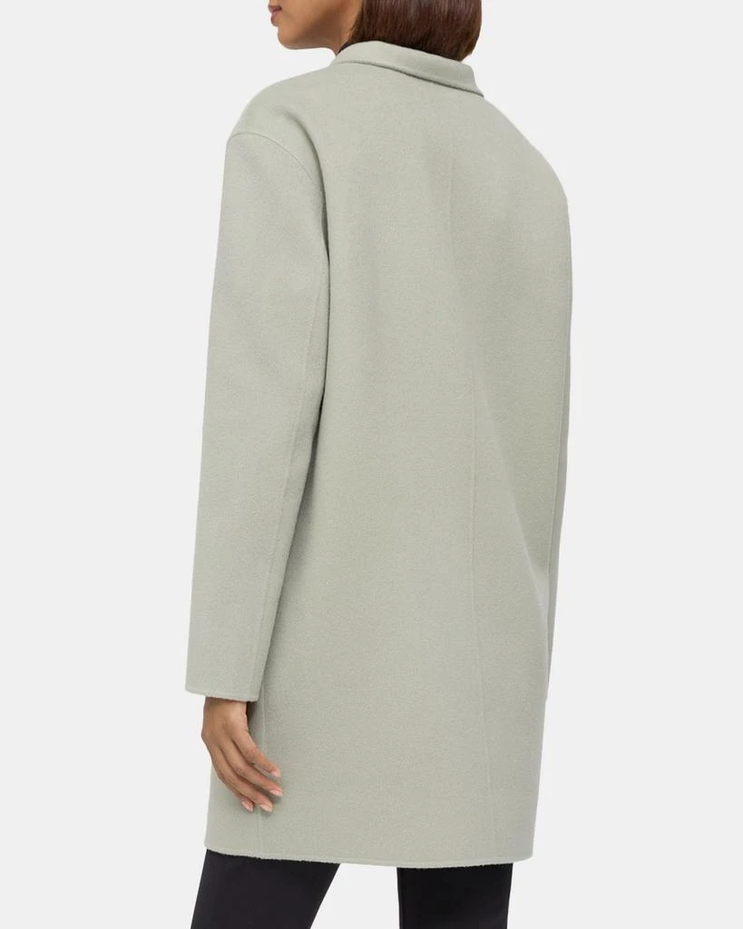 商品Theory|Stand Collar Coat in Double-Face Wool-Cashmere,价格¥2118,第3张图片详细描述