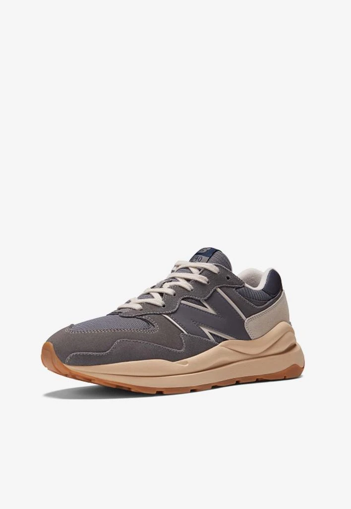 商品New Balance|57/40 Low-Top Sneakers in Castlerock with Eclipse and Sea Salt,价格¥1214,第3张图片详细描述