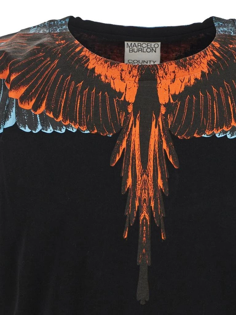 商品Marcelo Burlon|Icon Wings Regular T-shirt,价格¥957,第3张图片详细描述