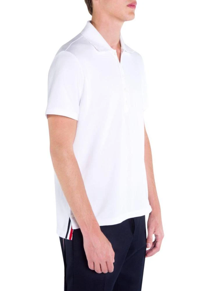 商品Thom Browne|Short-Sleeve Relaxed-Fit Cotton Polo,价格¥3523,第3张图片详细描述