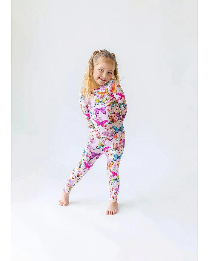 商品Posh Peanut|Girls' Butterfly Print Pajama Set - Baby, Little Kid,价格¥269,第2张图片详细描述