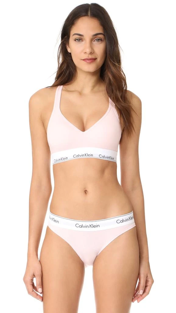 商品Calvin Klein|Calvin Klein Underwear 时尚棉质轻柔衬里休闲文胸,价格¥164,第1张图片