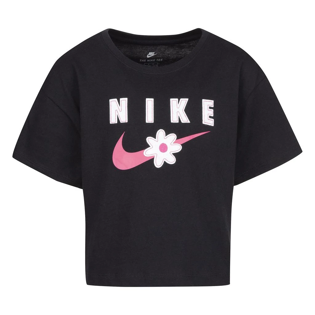 商品NIKE|Sport Daisy Boxy T-Shirt (Toddler/Little Kids),价格¥180,第1张图片