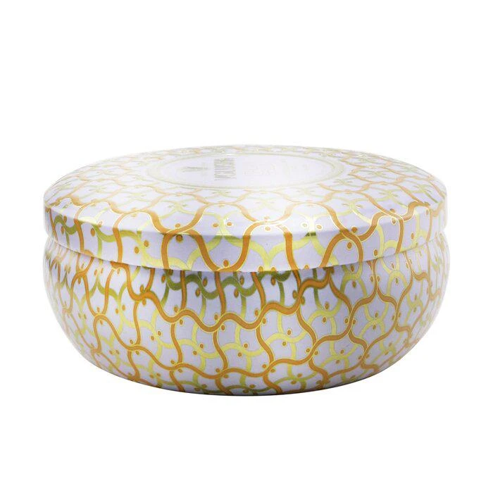 商品Voluspa|Voluspa 三烛芯装饰罐香薰蜡烛 - 意大利贝利尼 340g/12oz,价格¥178,第2张图片详细描述