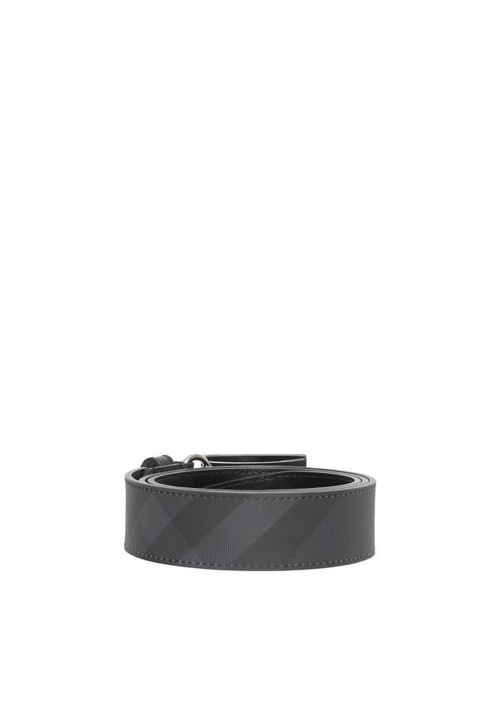 商品Burberry|Plaque buckle london check and leather belt,价格¥1923,第5张图片详细描述