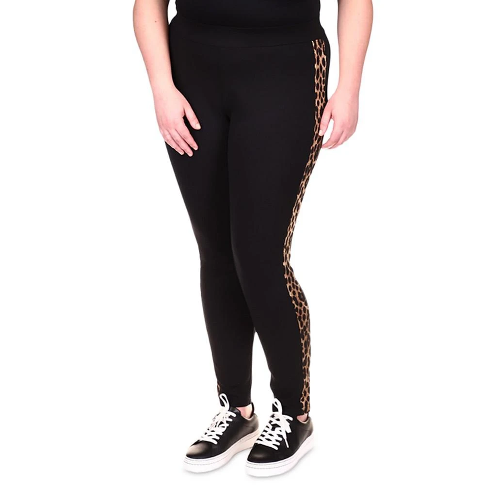 商品Michael Kors|Plus Size Cheetah-Striped Leggings,价格¥493,第3张图片详细描述