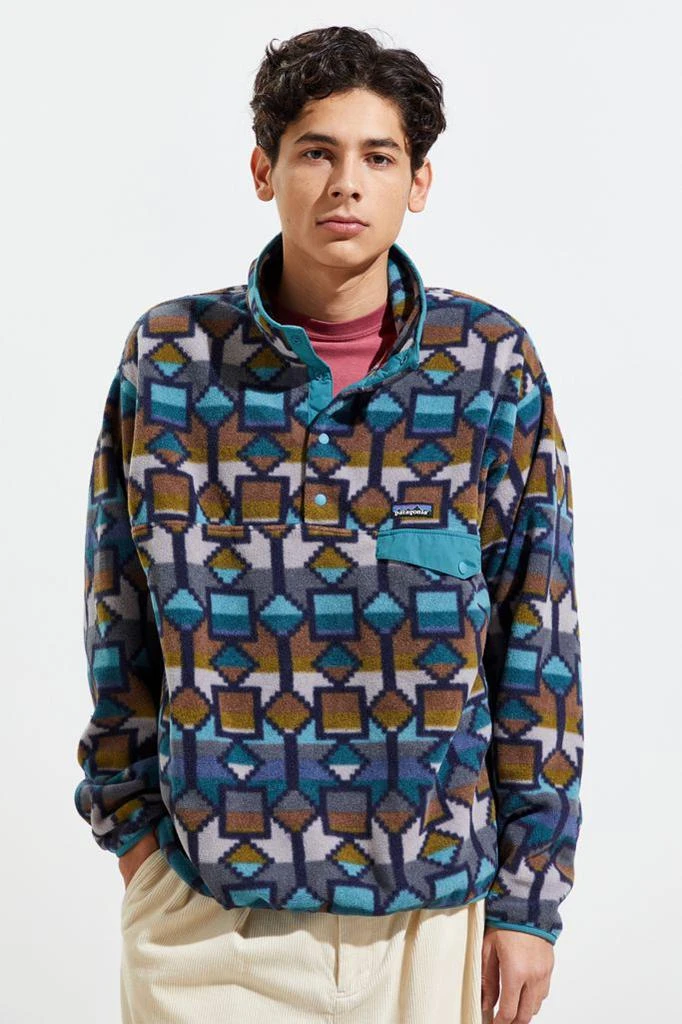 商品Patagonia|Patagonia Synchilla Patterned Half-Button Sweatshirt 男款铺绒衫,价格¥605,第1张图片