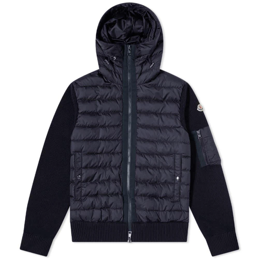 商品Moncler|Moncler Hooded Down Knit Jacket,价格¥9287,第1张图片