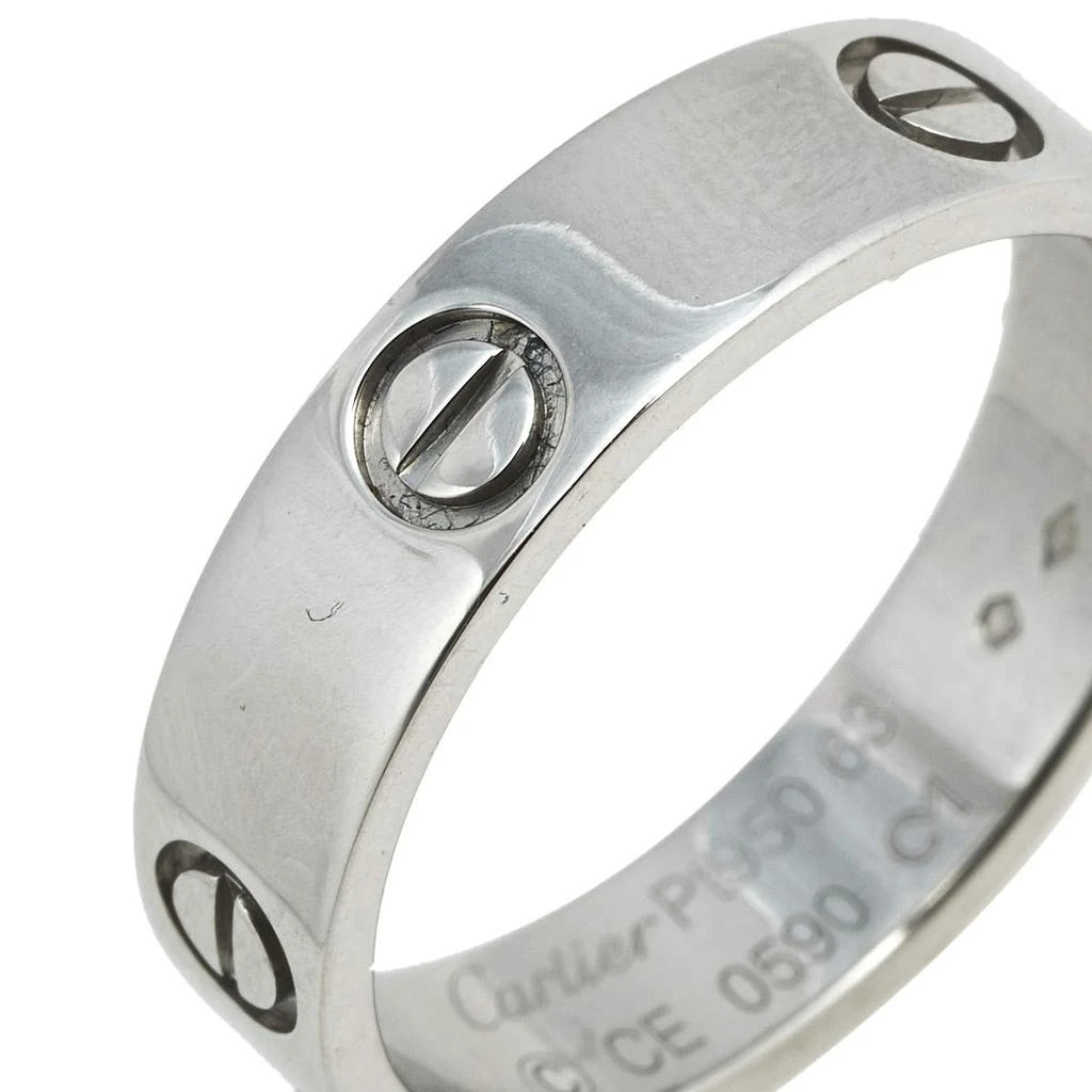商品[二手商品] Cartier|Cartier Love Platinum Band Ring Size 63,价格¥18947,第3张图片详细描述