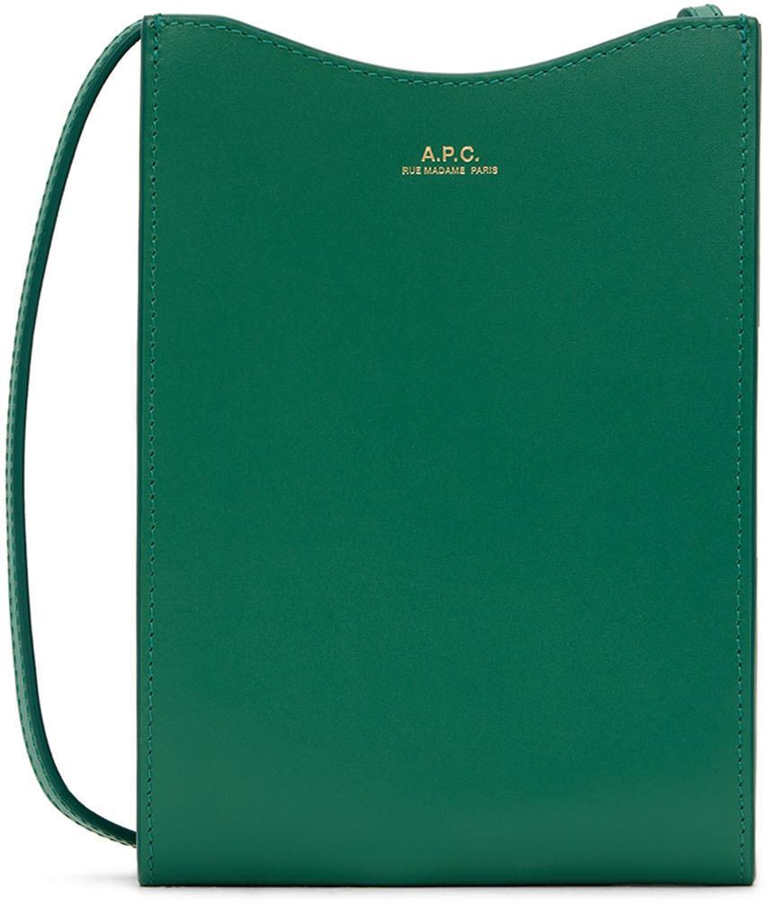 商品A.P.C.|绿色 Jamie 挂颈包,价格¥1587,第1张图片