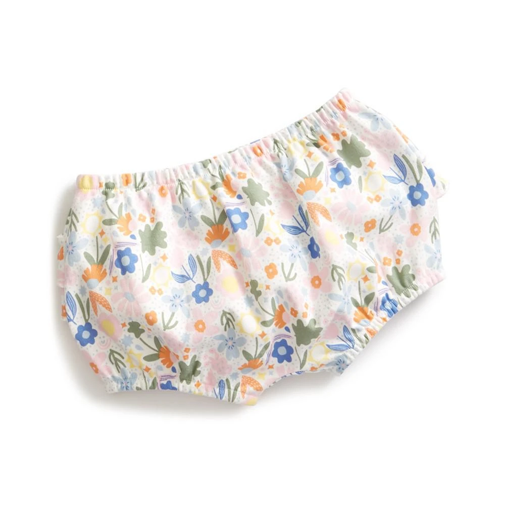 商品First Impressions|Baby Girls Floral Cotton Bloomer, Created for Macy's,价格¥37,第1张图片