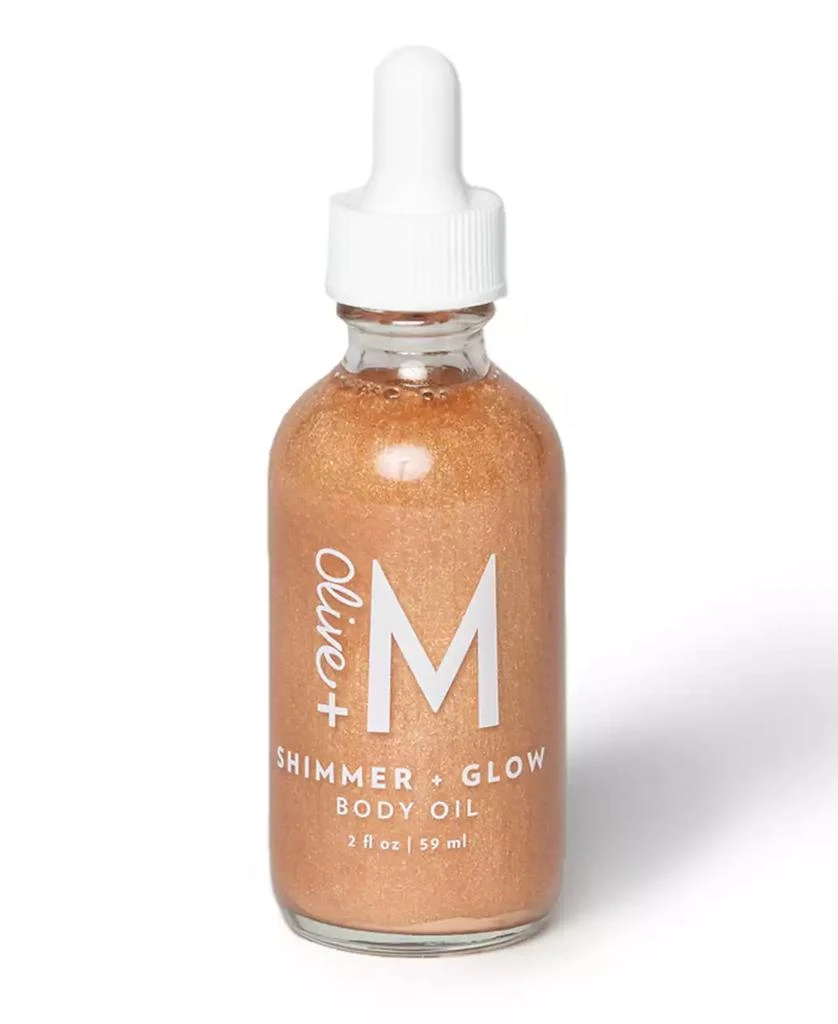 商品Olive + M|Shimmer + Glow Body Oil, 2 Oz.,价格¥337,第1张图片