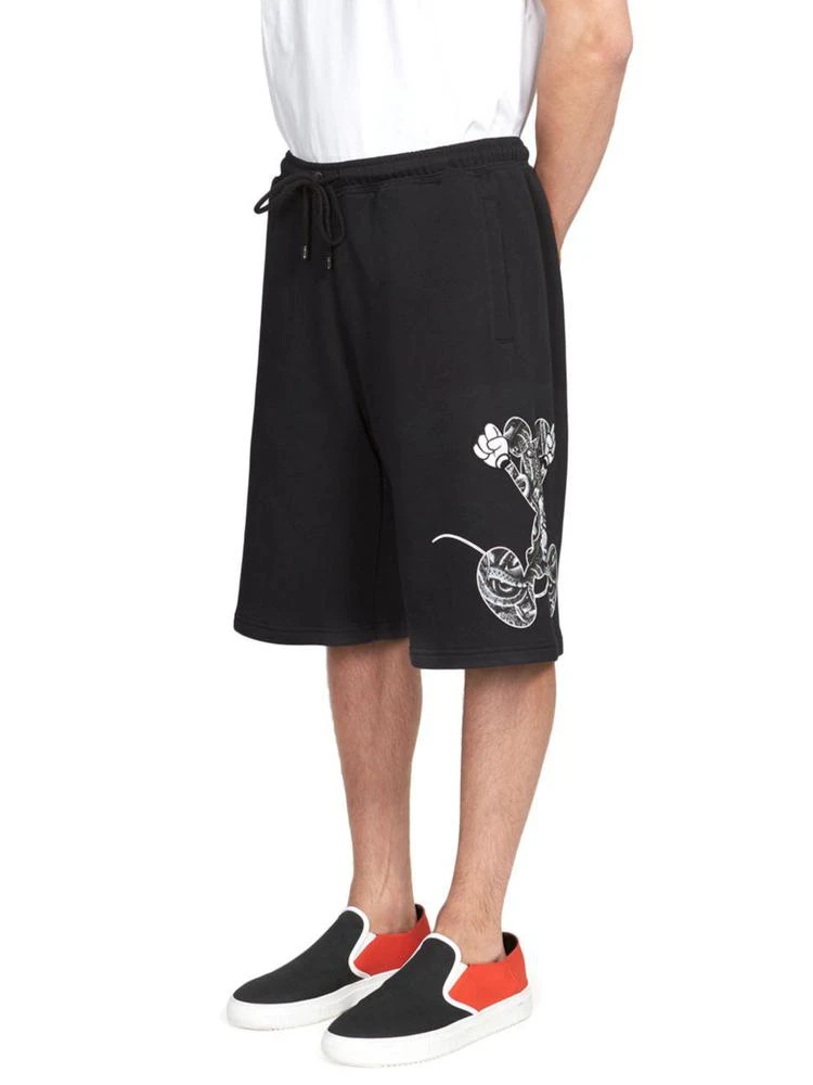 商品Marcelo Burlon|Cotton Mickey Mouse Shorts,价格¥734,第3张图片详细描述