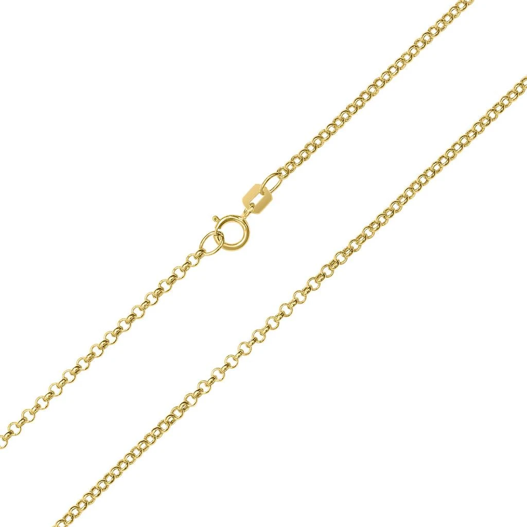 商品Monary|10K Yellow Gold 1.9mm Classic Rolo Chain with Spring Ring Clasp - 18 Inch,价格¥974,第1张图片