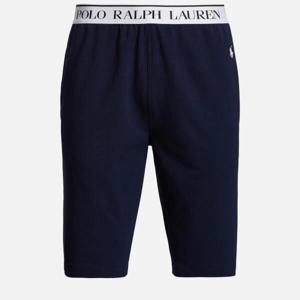 商品Ralph Lauren|Polo Ralph Lauren Men's Lightweight Fleece Sleep Shorts - Polo Black,价格¥274,第1张图片详细描述