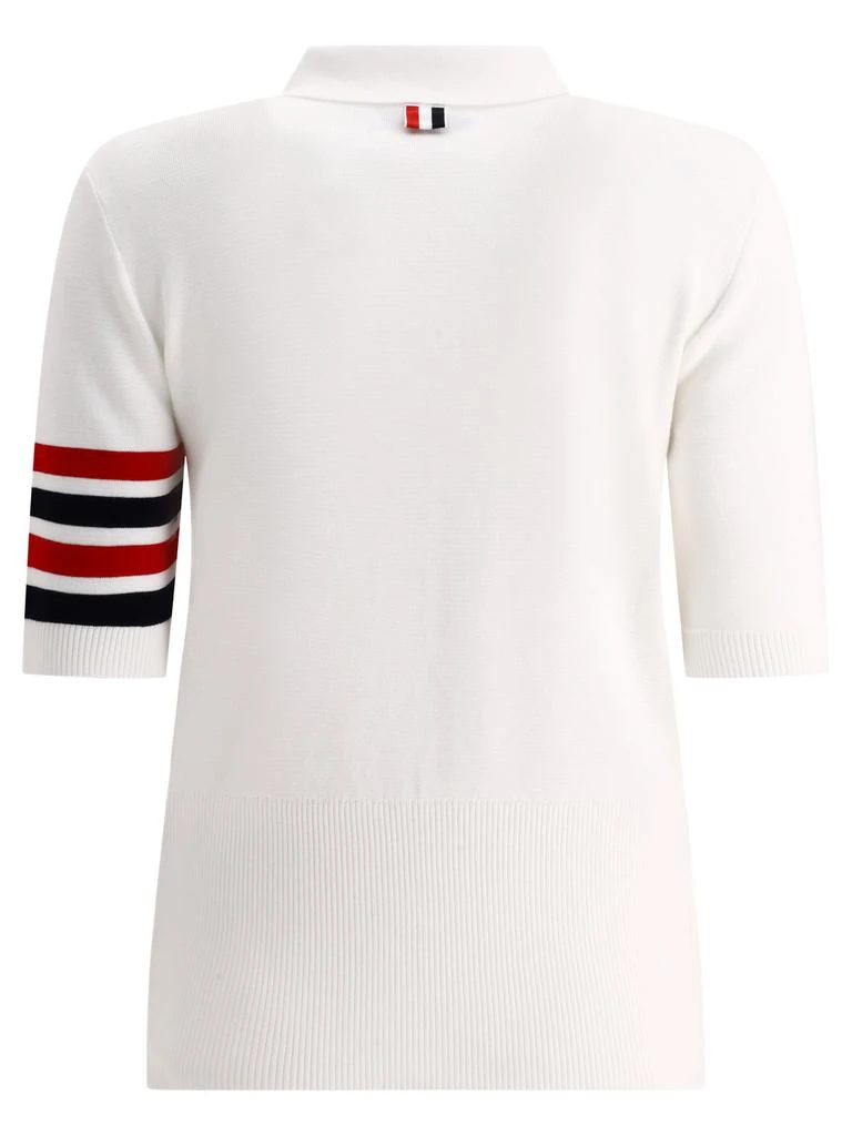 商品Thom Browne|Thom Browne 4-Bar Detailed Polo Shirt,价格¥6003,第2张图片详细描述