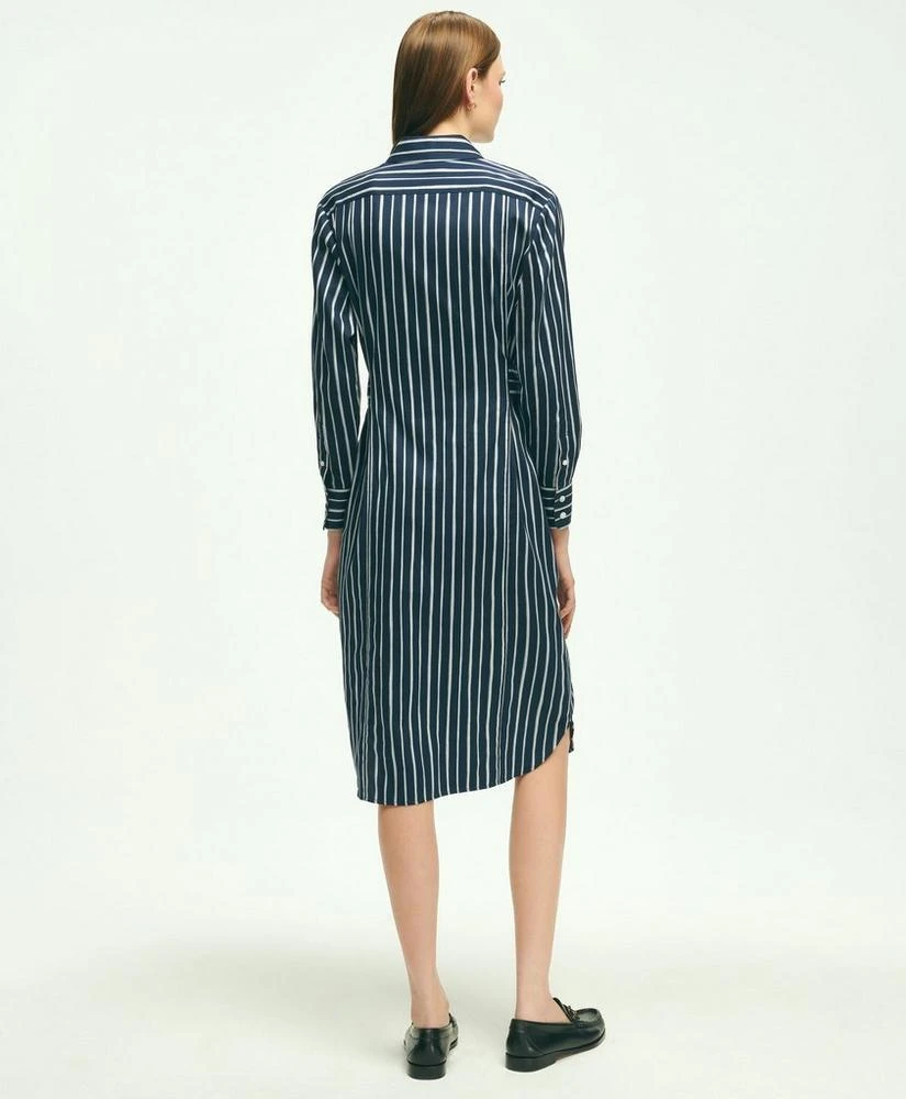 ��商品Brooks Brothers|Cotton Striped Shirt Dress,价格¥628,第5张图片详细描述