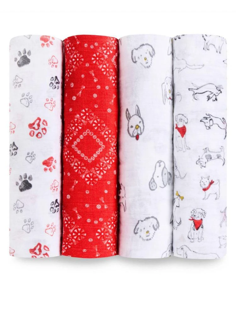 商品aden + anais|4条装婴儿襁褓巾,价格¥371,第1张图片