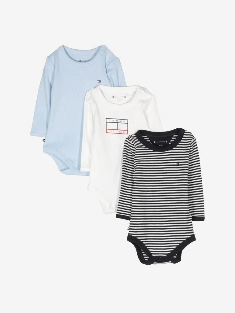 商品Tommy Hilfiger|Baby Boys Organic Cotton Bodysuits Set (3 Piece),价格¥227,第1张图片