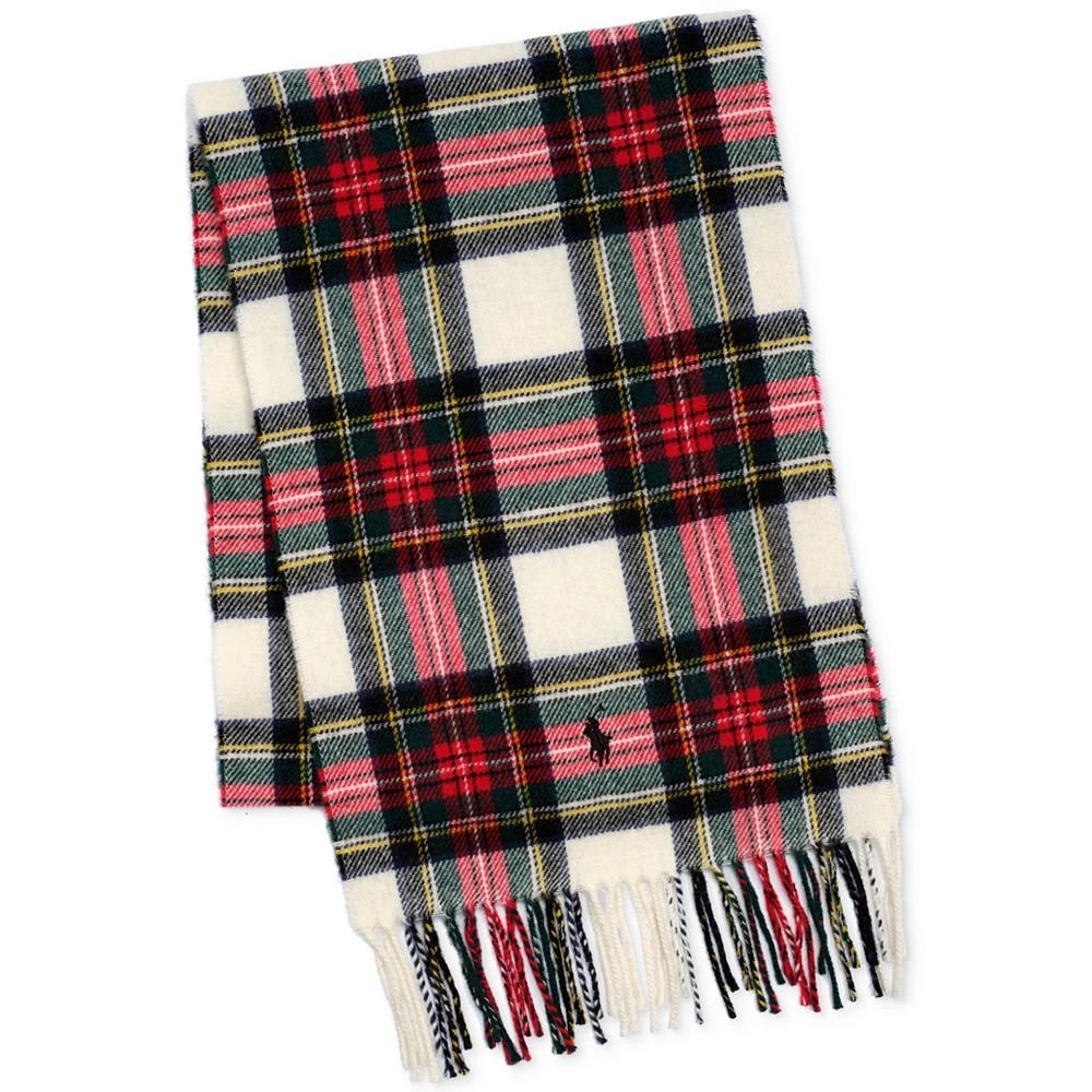 商品Ralph Lauren|Men's Tartan Plaid Scarf,价格¥586,第2张图片详细描述