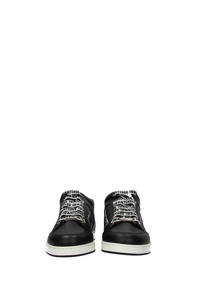 商品Jimmy Choo|Sneakers miami Leather Black,价格¥1656,第3张图片详细描述