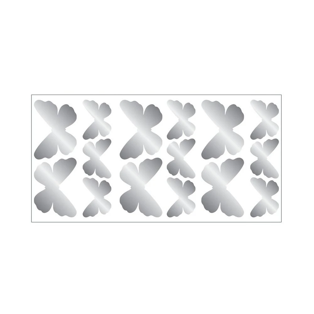 商品Brewster Home Fashions|Butterfly Foil Wall Stickers Set Of 30,价格¥394,第2张图片详细描述