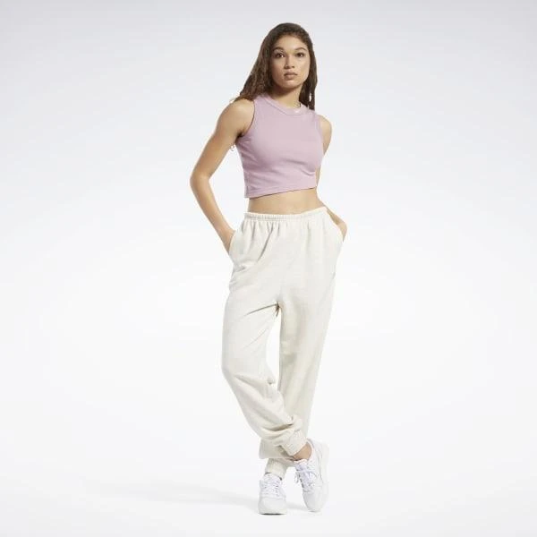 商品Reebok|Classics Cropped Ribbed Tank Top,价格¥194,第3张图片详细描述