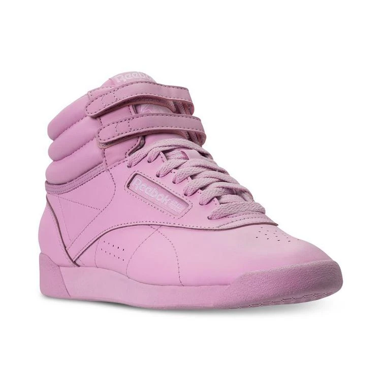 商品Reebok|Women's Freestyle High Top Casual Sneakers from Finish Line,价格¥561,第1张图片