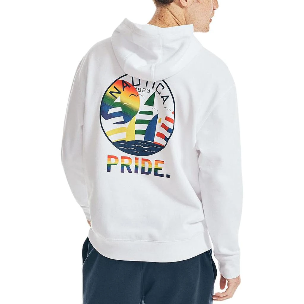 商品Nautica|Nautica Mens Pride Graphic Cozy Hoodie,价格¥100,第2张图片详细描述