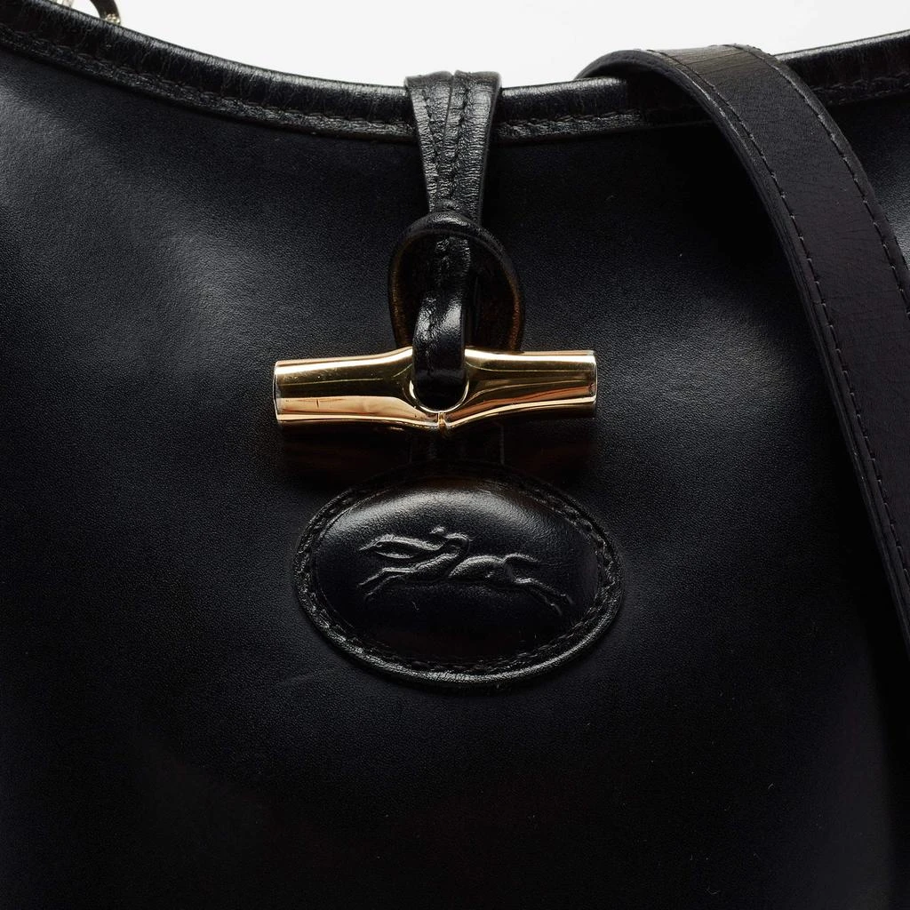 商品[二手商品] Longchamp|Longchamp Black Leather Roseau Messenger Bag,价格¥1037,第5张图片详细描述