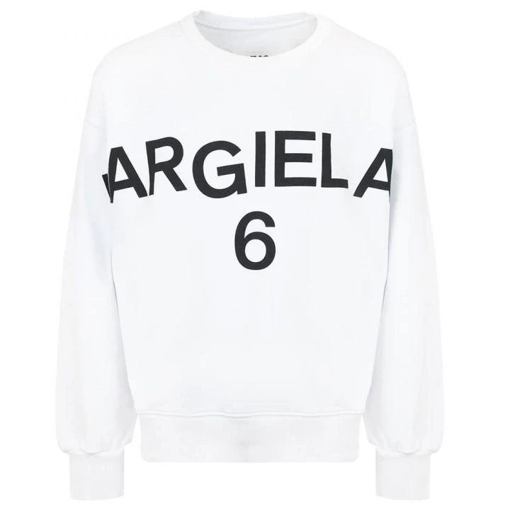 商品MAISON MARGIELA|Unisex White Logo Sweatshirt,价格¥471,第1张图片