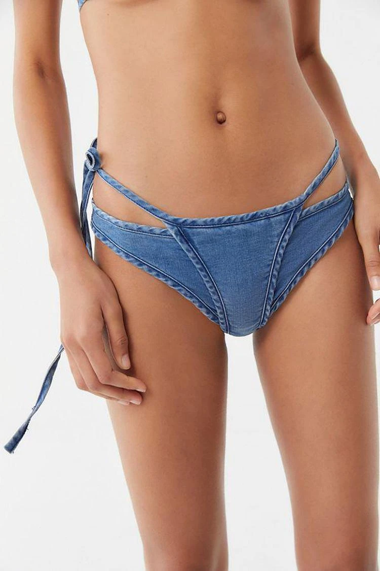 商品I.AM.GIA|I.AM.GIA Jessica Denim Bikini Bottom,价格¥296,第5张图片详细描述