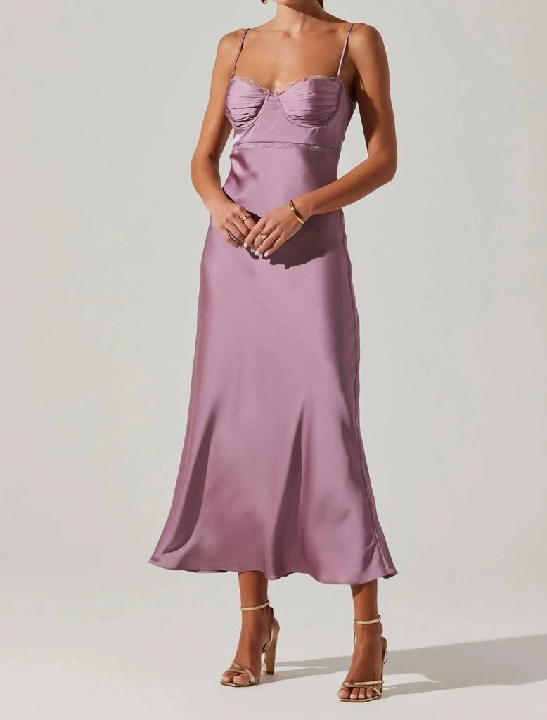 商品ASTR|Astr - FLORIANNE BUSTIER SLIP DRESS,价格¥797,第3张图片详细描述