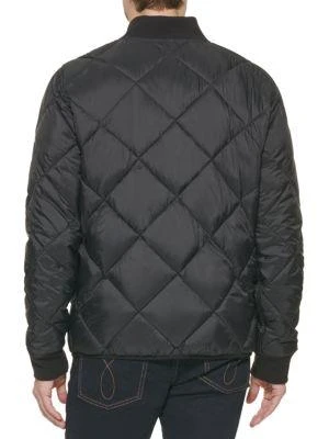 商品Calvin Klein|Reversible Quilted Snap Front Bomber,价格¥679,第2张图片详细描述