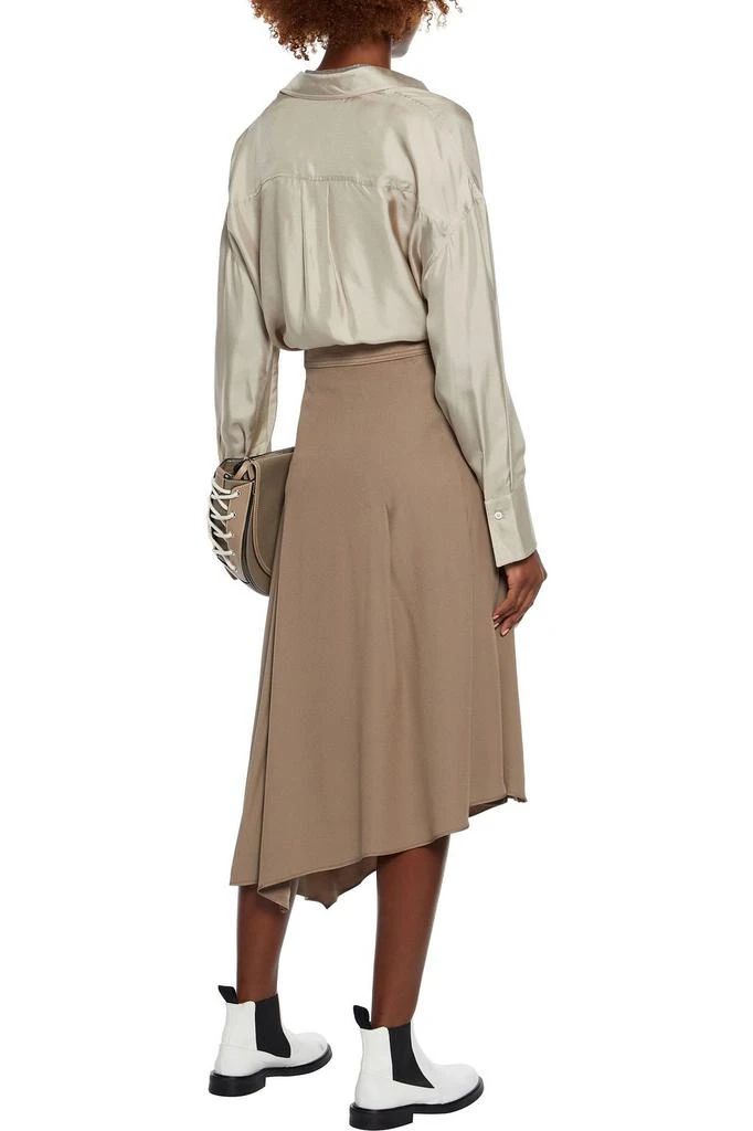 商品Brunello Cucinelli|Bead-embellished silk-twill shirt,价格¥4891,第1张图片