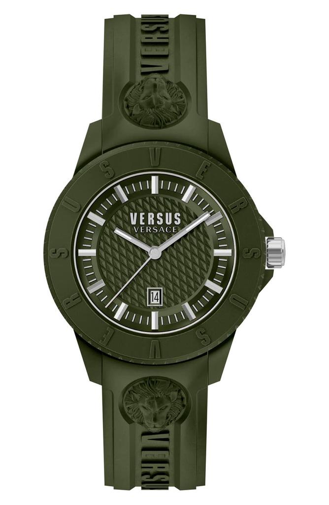 Men's Tokyo R Silicone Strap Watch, 43mm商品第4张图片规格展示