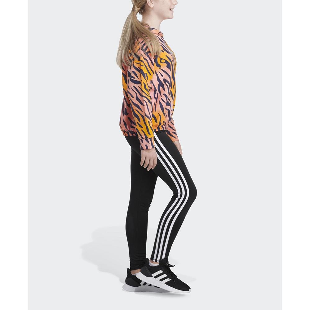 商品Adidas|Big Girls French Terry Hooded All Over Print Hoodie,价格¥167,第5张图片详细描述