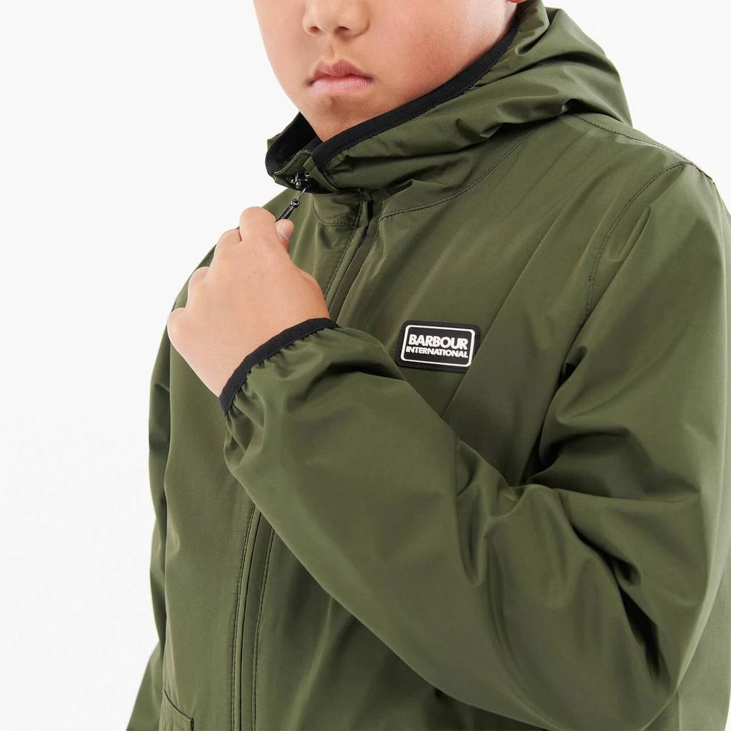 商品Barbour|Barbour International Boys' Kenetic Showerproof Jacket - Forest,价格¥322,第2张图片详细描述