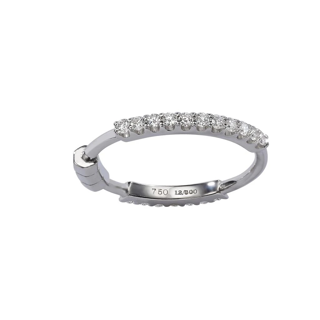 商品AME|Âme Totem 18K White Gold, Lab-Grown Diamond 0.30ct. tw. Band Ring Sz. 6.5,价格¥5533,第3张图片详细描述
