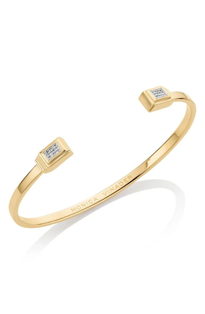 商品Monica Vinader|Baja Deco Diamond Cuff,价格¥2224,第1张图片