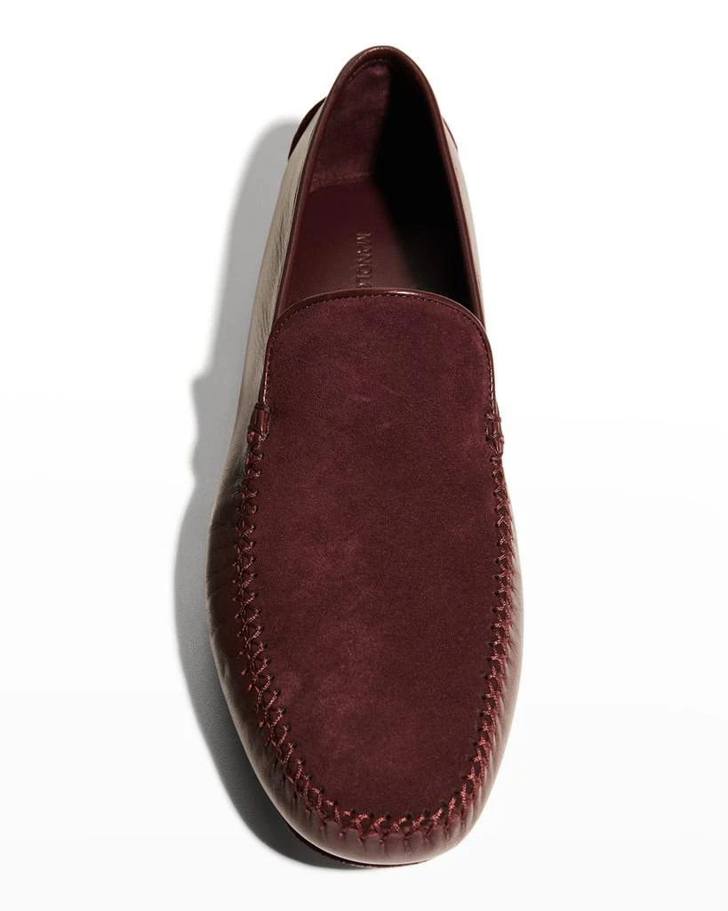 商品Manolo Blahnik|Men's Mayfair Suede-Leather Loafers,价格¥4289,第5张图片详细描述