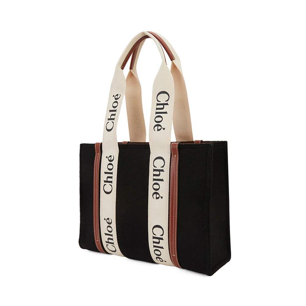 CHLOE' 女士黑色印花托特包 C22SS383-G64-001 商品