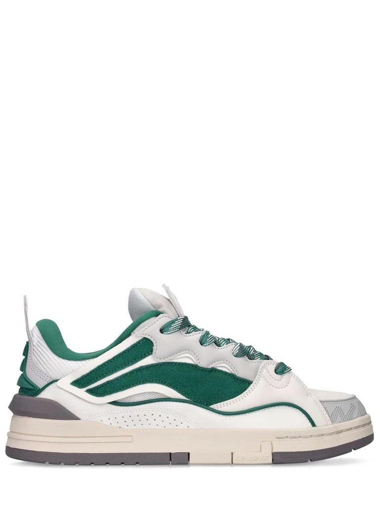 商品Li-Ning|Wave Golden Green Sneakers,价格¥1240,第1张图片