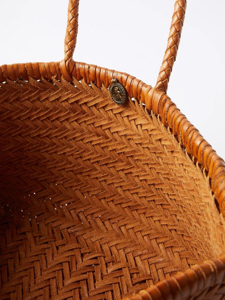商品DRAGON DIFFUSION|Triple Jump small woven-leather basket bag,价格¥2932,第5张图片详细描述