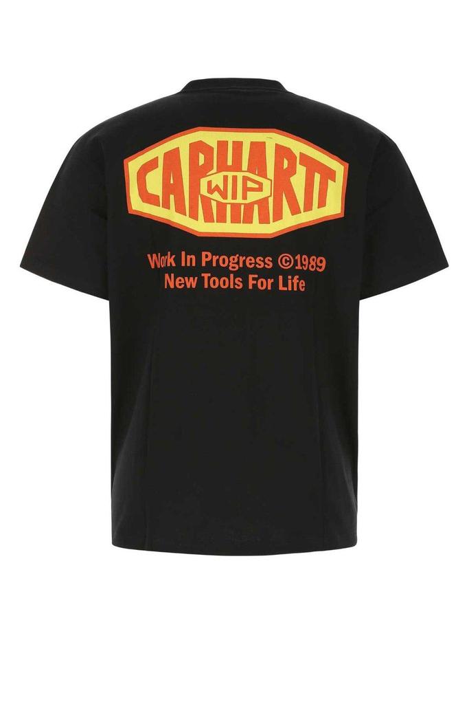 Carhartt Logo Printed Crewneck T-shirt商品第2张图片规格展示